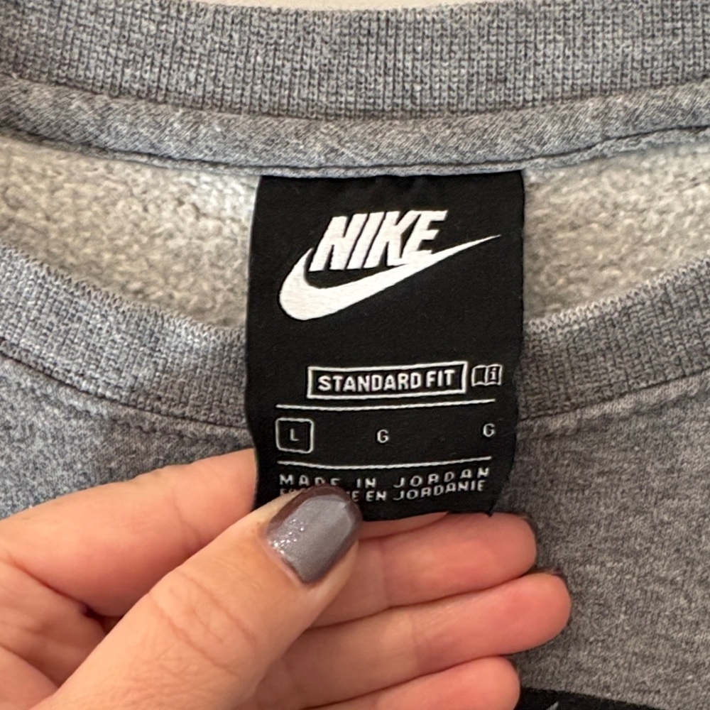 Nike Kids Gray Crewneck Sweatshirt - Picture 2 of 3